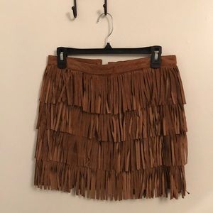 Zara Fringe Skirt